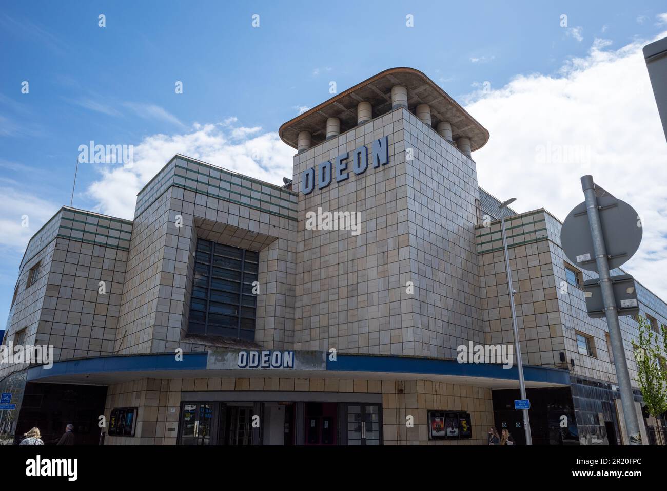 Cinéma Odeon, Weston Super Mare, Royaume-Uni Banque D'Images
