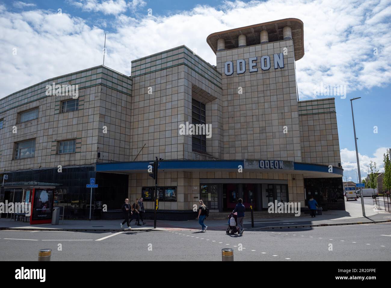 Cinéma Odeon, Weston Super Mare, Royaume-Uni Banque D'Images