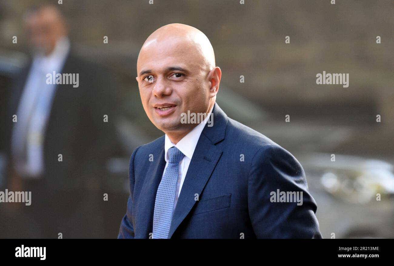 Sajid Javid, secrétaire à la Santé et aux soins sociaux, arrive à Downing Street pour une réunion du cabinet alors que le Parlement revient après les vacances d'été. 07-09-2021. Banque D'Images