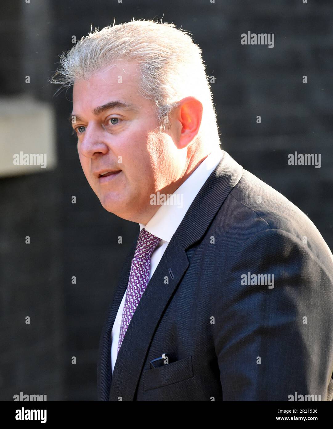 Brandon Lewis, secrétaire d'État britannique pour l'Irlande du Nord, arrive à Downing Street pour une réunion du cabinet alors que le Parlement revient après les vacances d'été. Brandon Kenneth Lewis CBE (né le 20 juin 1971) est un homme politique britannique qui a été secrétaire d'État à la Justice et Lord Chancelier de septembre à octobre 2022 Banque D'Images