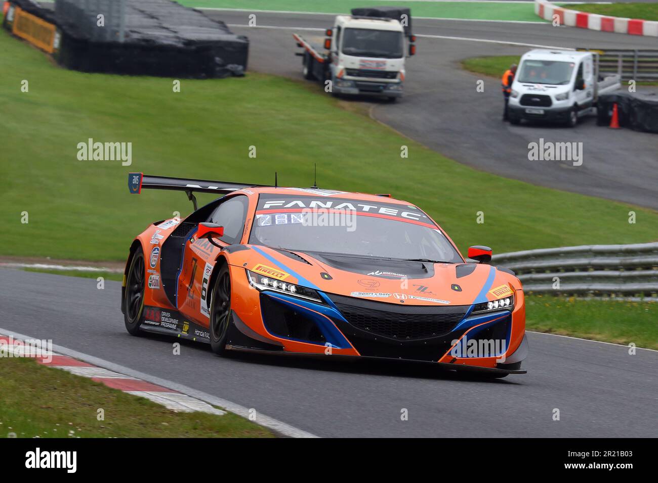 Erwin Zanotti - Nova Race - conduite de la Honda NSX GT3 numéro 68 dans le défi mondial GT Europe Sprint Cup 2023 à Brands Hatch en mai 2023 Banque D'Images