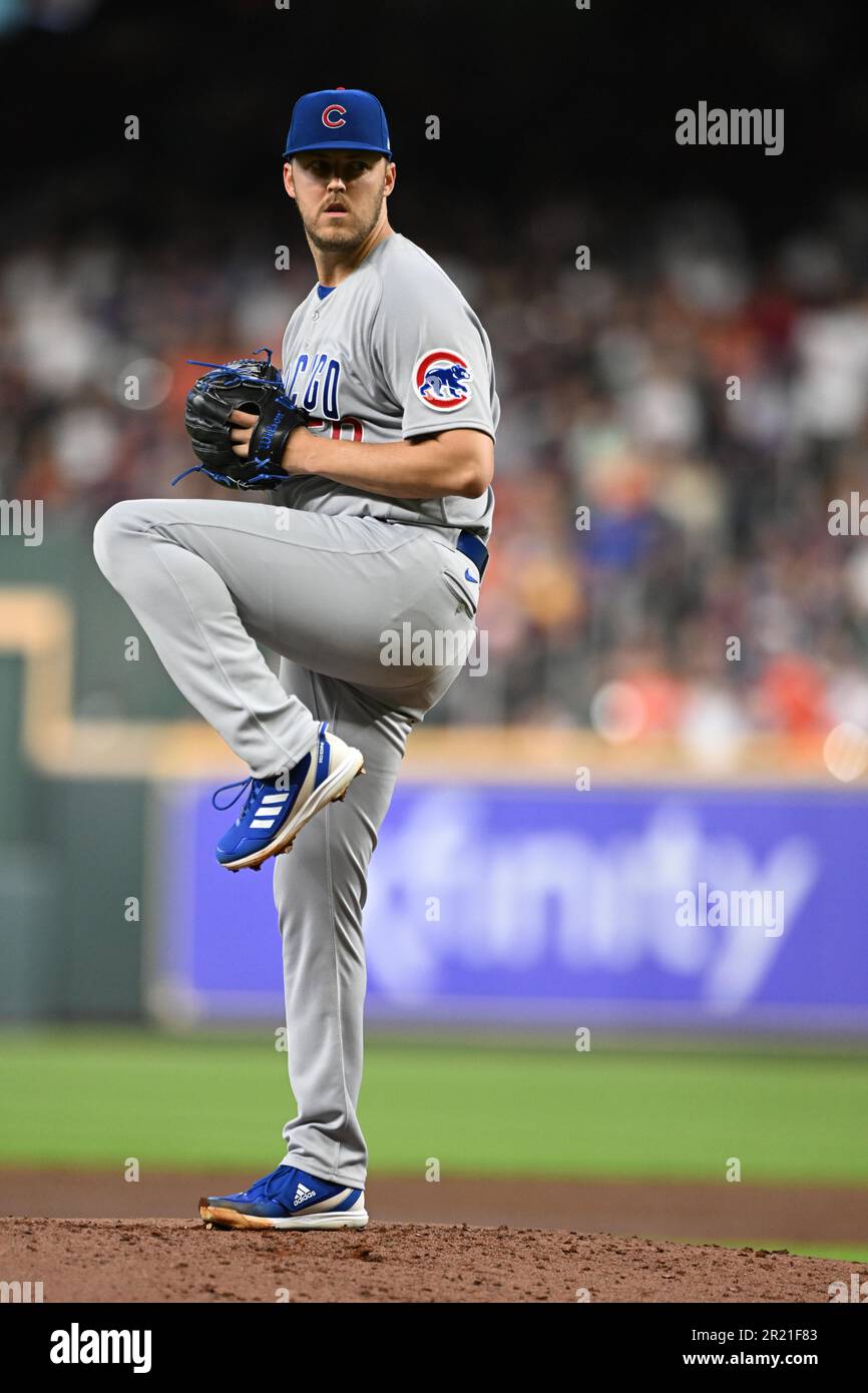 Chicago Cubs départ lanceur Jameson Taillon (50) dans le bas du deuxième repas pendant le match MLB entre les Chicago Cubs et l'AST de Houston Banque D'Images