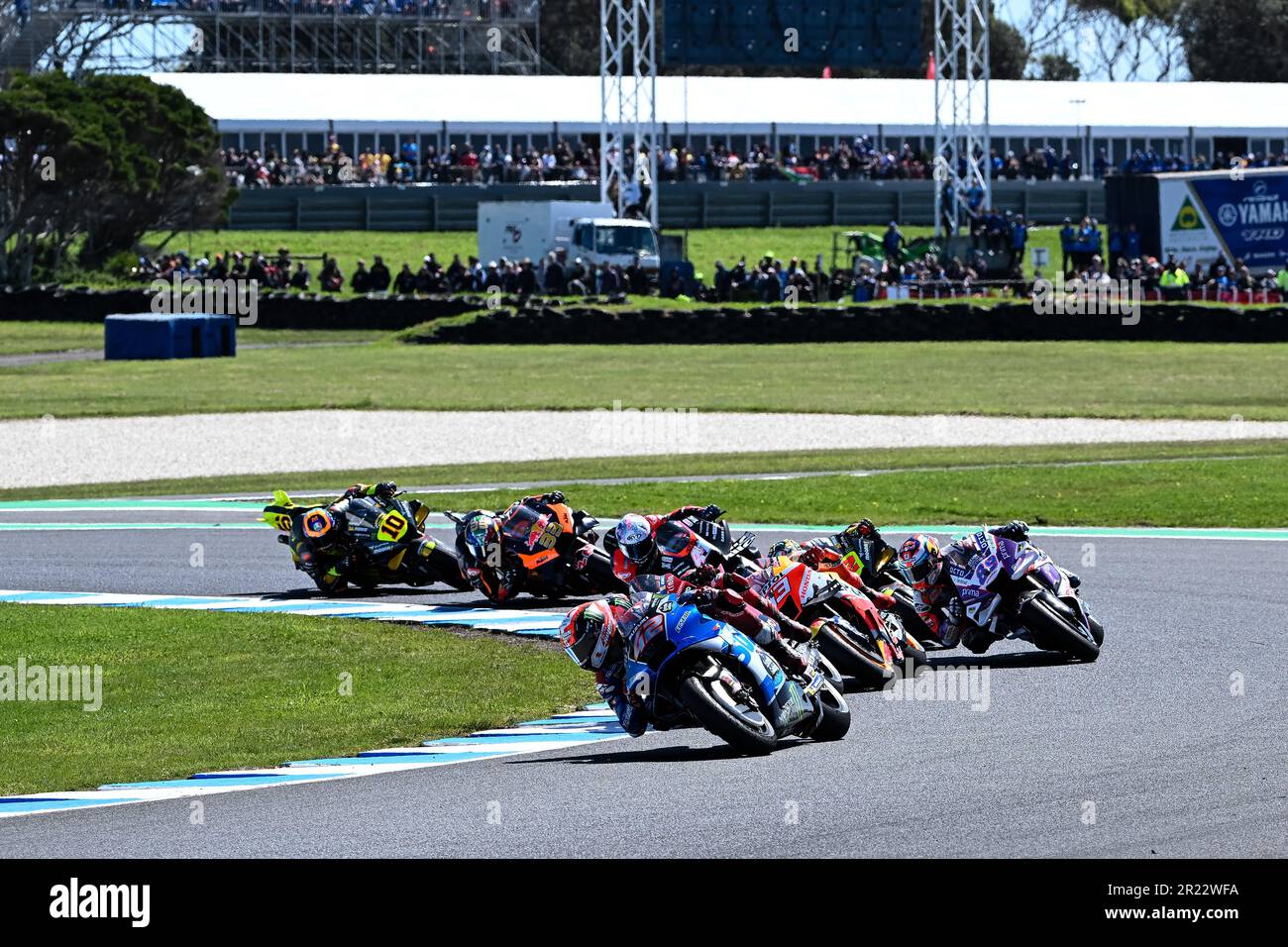 Phillip Island, Australie, 16 octobre 2022. Alex Rins d'Espagne sur l'équipe Suzuki Ecstar Suzuki pendant le MotoGP australien 2022 au circuit de Phillip Island sur 16 octobre 2022 à Phillip Island, en Australie. Crédit : Nigel Owen/Speed Media/Alay Live News Banque D'Images