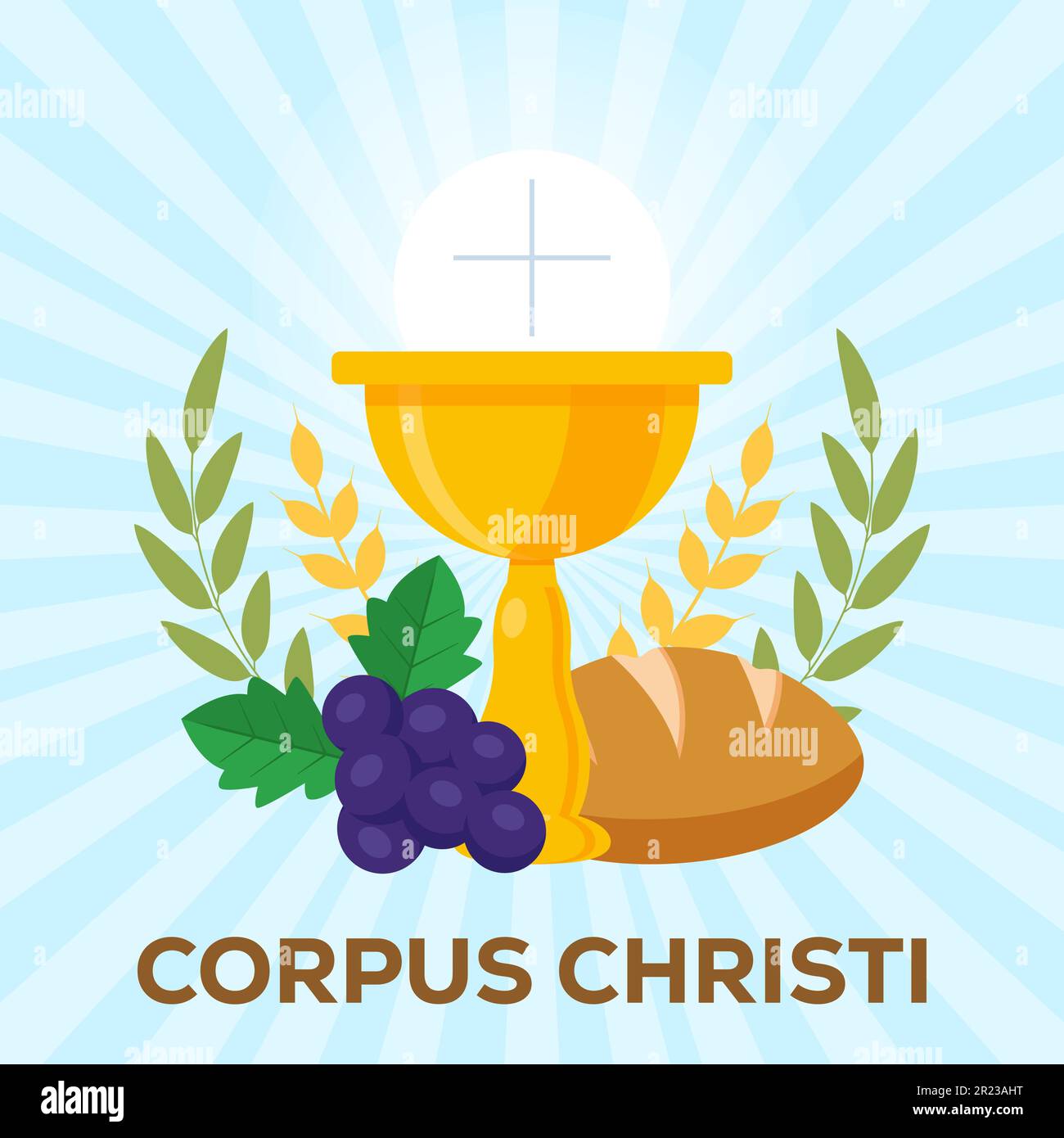 illustration vector flat corpus christi Illustration de Vecteur