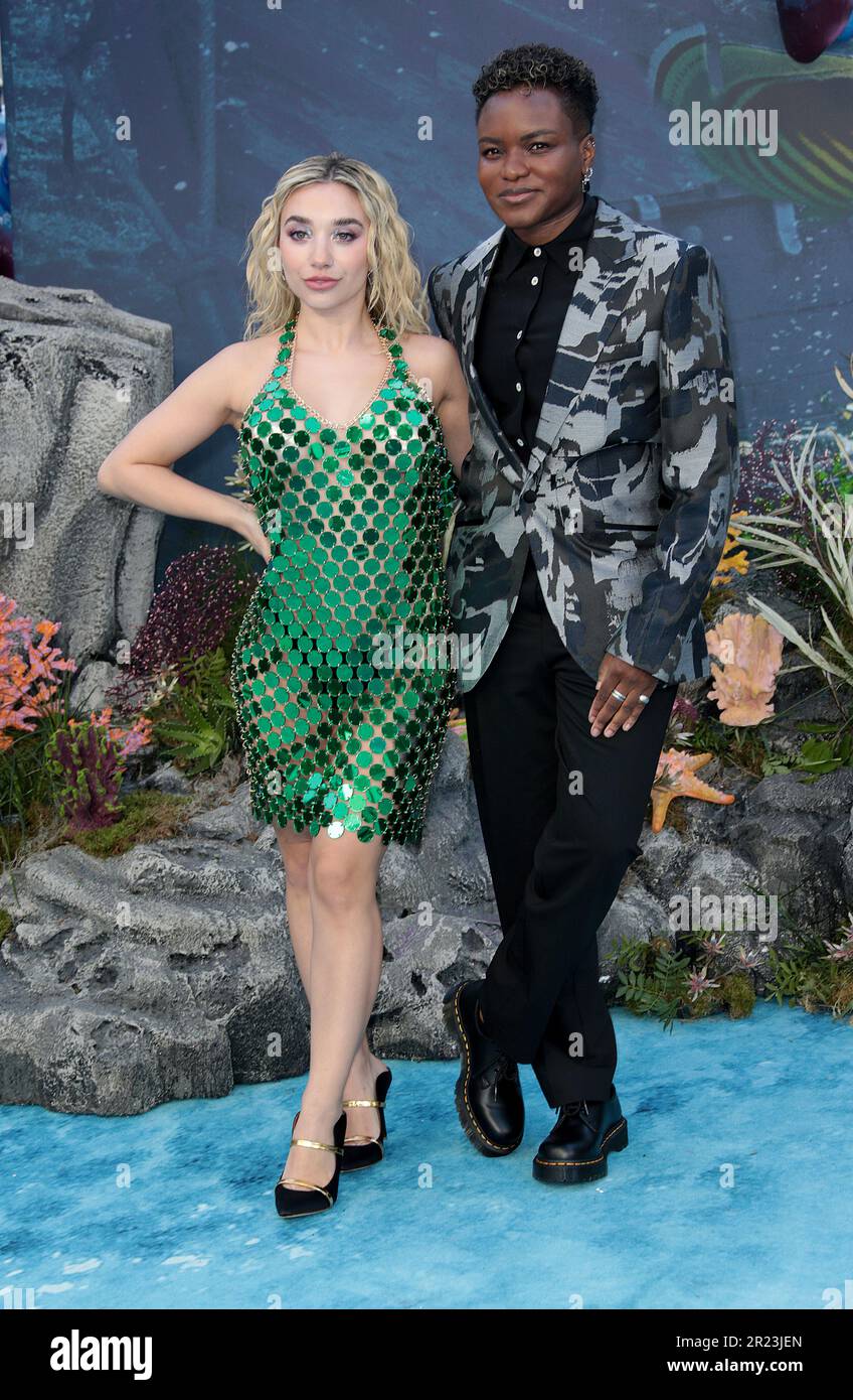 15 mai 2023 - Londres, Angleterre, Royaume-Uni - Nicola Adams et Ella Baig assistent à la première de Little Mermaid UK, Odeon Luxe Leicester Square Banque D'Images