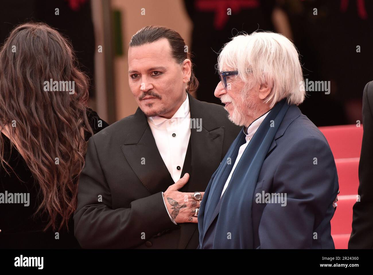 Johnny Depp assiste à la cérémonie d'ouverture et de projection