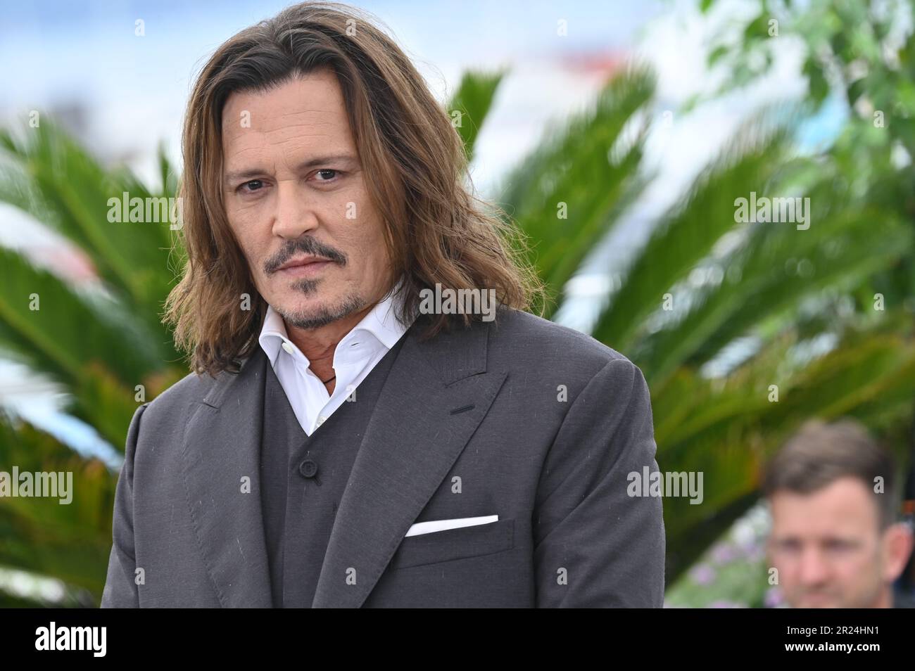 Cannes, France. 17th mai 2023. CANNES, FRANCE. 17 mai 2023 : Johnny Depp au photocall pour Jeanne du Barry au Festival de Cannes 76th. Crédit photo : Paul Smith/Alamy Live News Banque D'Images