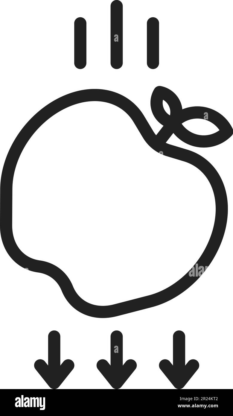 Image vectorielle de l'icône de gravité. Illustration de Vecteur