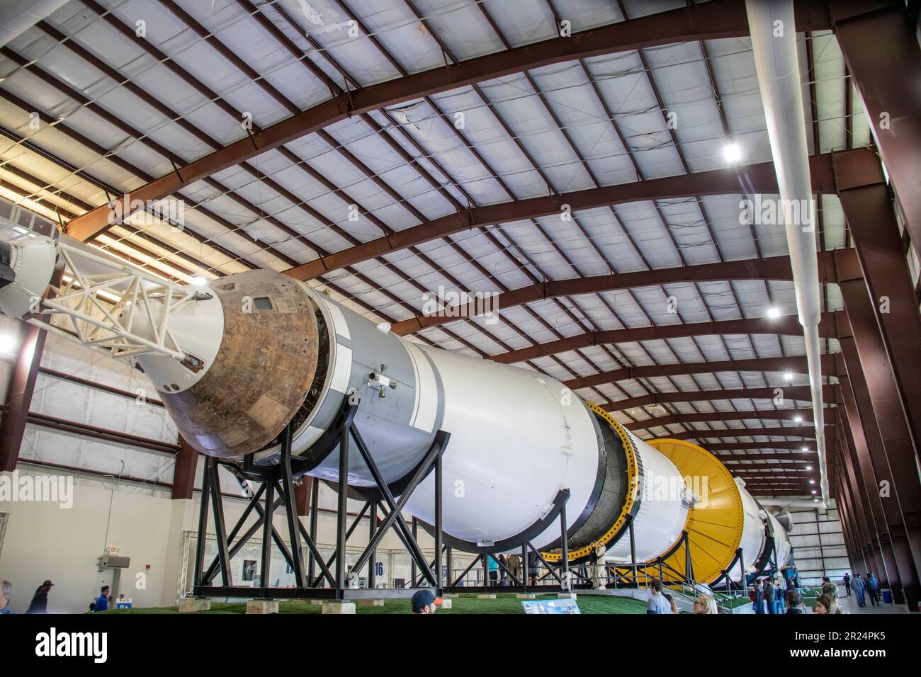 Houston USA 4th Fév 2023 Puissante et massive, la fusée Saturn V au