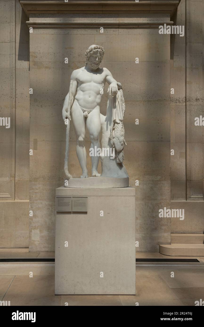 Paris, France - 05 13 2023 : Musée du Louvre. Aristaeus, God of Gardens de François-Joseph Bosio Banque D'Images