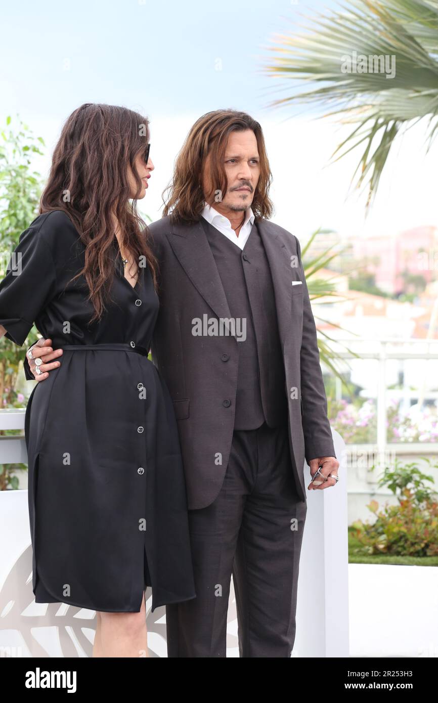 Cannes, France, 17th mai 2023. Directeur Maïwenn et Johnny Depp à l'appel photo pour le film Jeanne du Barry au Festival de Cannes 76th. Crédit photo: Doreen Kennedy / Alamy Live News. Banque D'Images