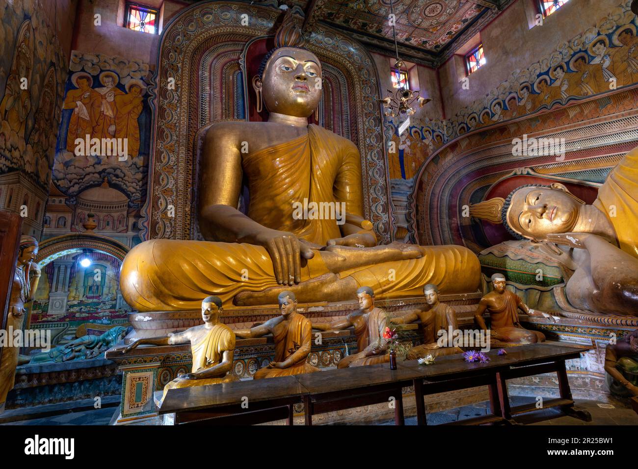 Sri Lanka, Sud, Sud, Sud, temple, Tempel, Dikwela Temple Wewurukannala Vihara, Bouddha Banque D'Images