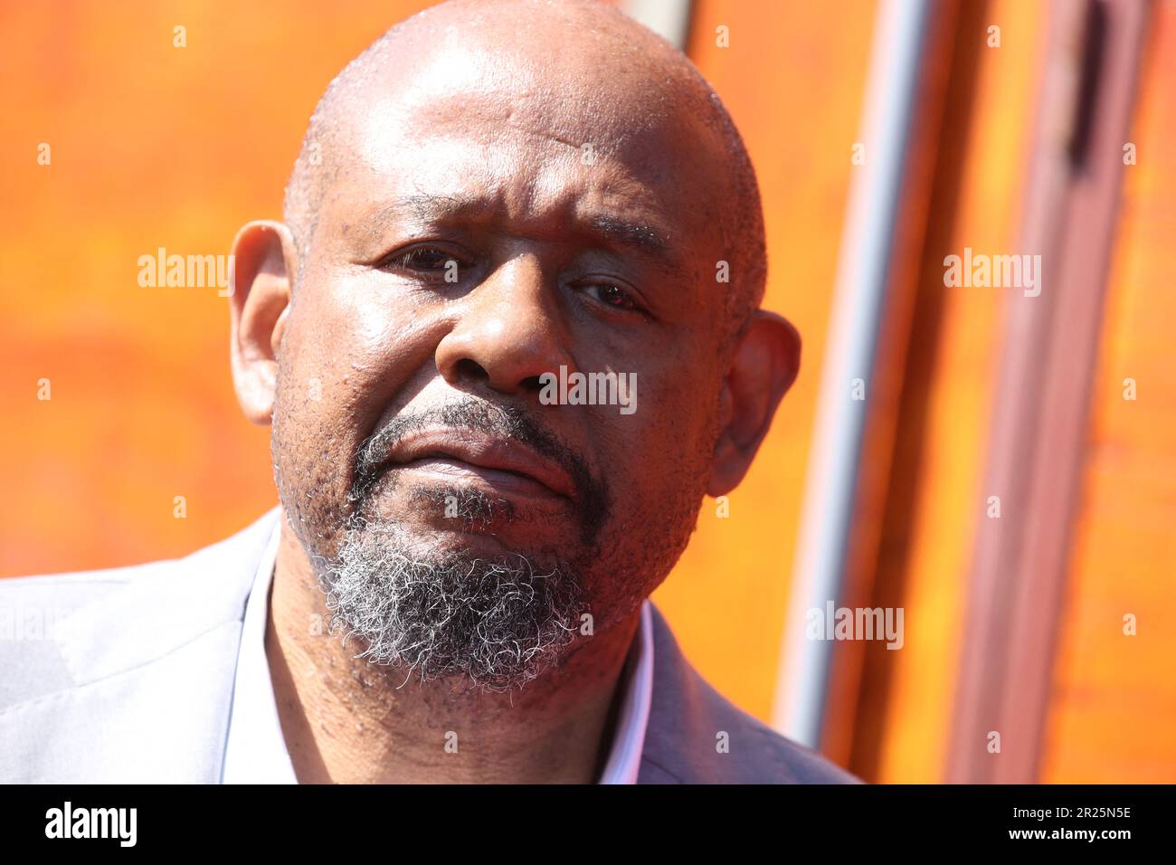 Forest Whitaker est photographiée lors de la présentation du centre d'apprentissage français de l'Initiative de paix et de développement Whitaker à Aubervillers, près de Paris, en France, sur 17 mai 2023. Photo de Jerome Dominé/ABACAPRESS.COM crédit: Abaca Press/Alay Live News Banque D'Images