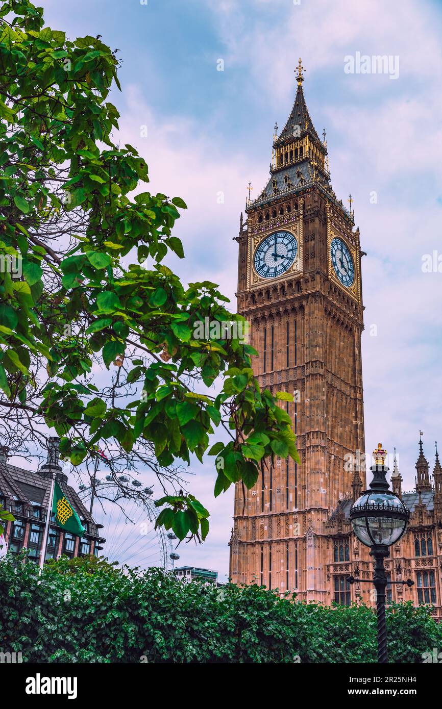 Elizabeth Tower alias Big Ben, Londres Banque D'Images