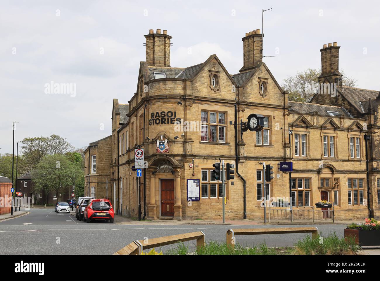 Chapel Allerton, l'une des plus belles banlieues de Leeds avec des bâtiments de caractère et un esprit communautaire fantastique, West Yorkshire, Royaume-Uni Banque D'Images