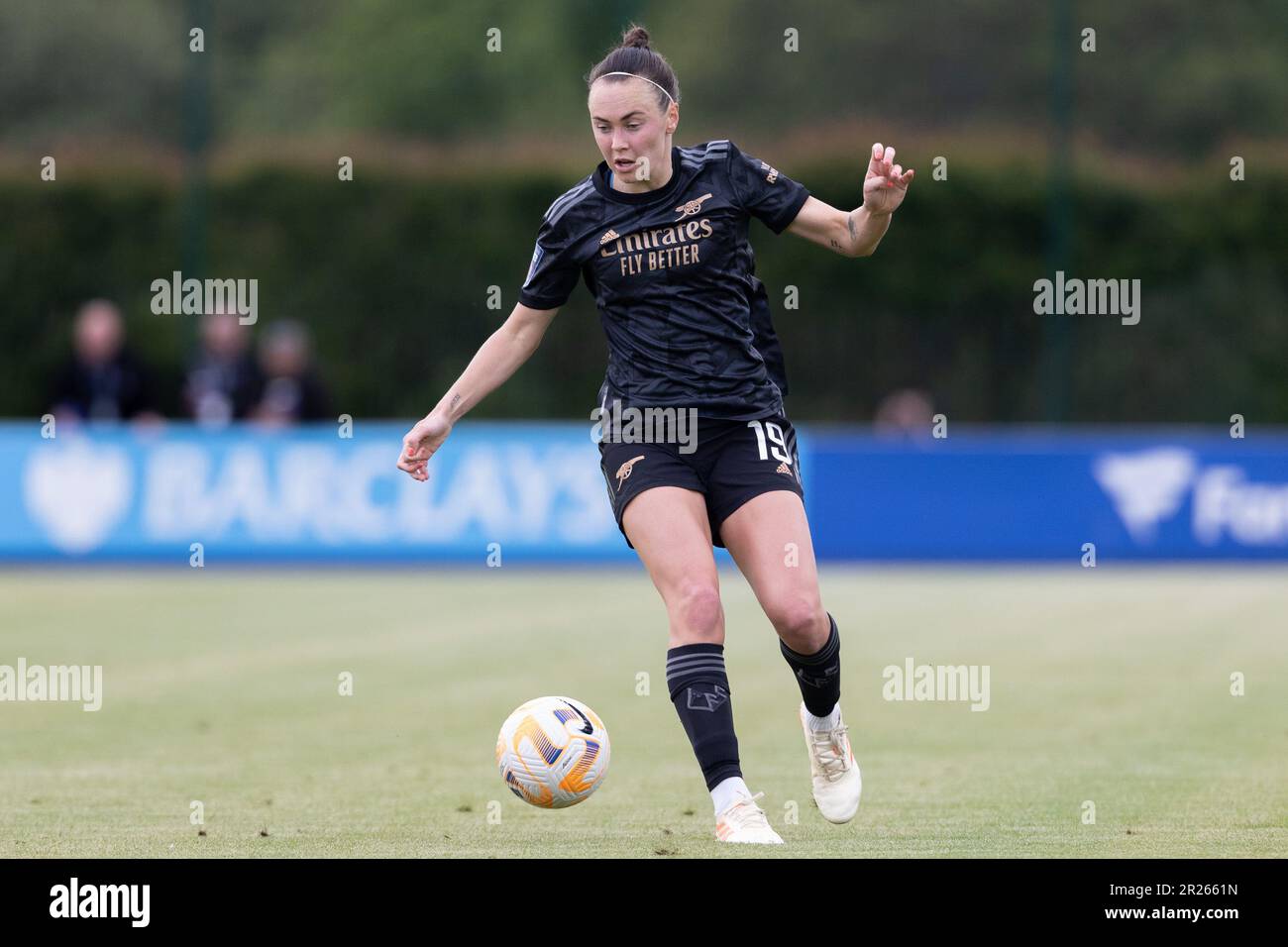 Walton Hall Park, Liverpool, Royaume-Uni, 17th mai 2023, Caitlin Foord d'Arsenal lors du match de la Super League des Barclays entre Everton et Arsenal, au Walton Hall Park, Liverpool, Royaume-Uni, le mercredi 17th mai 2023 (photo de Phil Bryan/Alay Live News) Banque D'Images