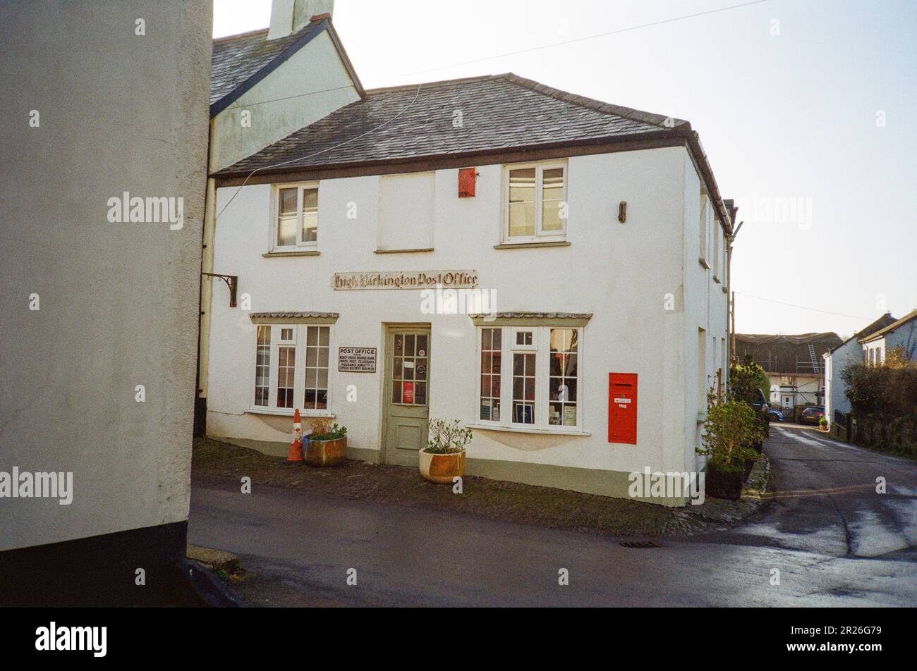 High Bickington Post Office, North Devon, Angleterre, Royaume-Uni. Banque D'Images