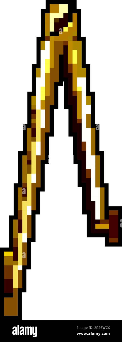 outil compas diviseur jeu pixel art illustration vectorielle Image ...