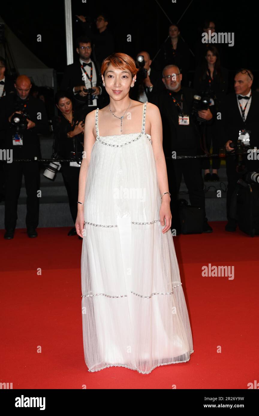 Cannes, France. 14th mai 2023. 76th Cannes film Festival 2023, Red Carpet film « le Retour (Homecoming) » en photo : Sakura Ando Credit: Independent photo Agency/Alamy Live News Banque D'Images Cannes, France. 14th mai 2023. 76th Cannes film Festival 2023, Red Carpet film « le Retour (Homecoming) » en photo : Sakura Ando Credit: Independent photo Agency/Alamy Live News Banque D'Images