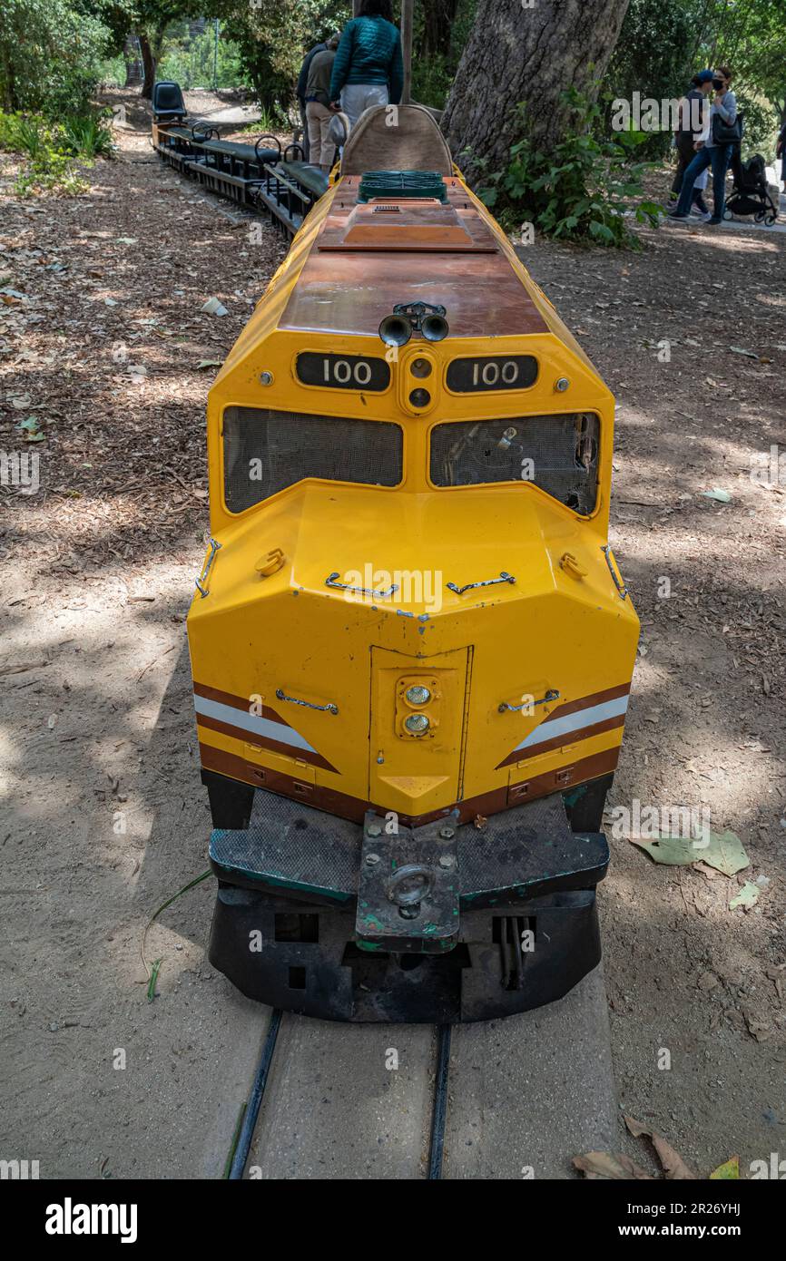 The Enchanted Railroad, Descanso Gardens, un jardin botanique de la Cañada Flintridge, comté de Los Angeles, Californie. Banque D'Images