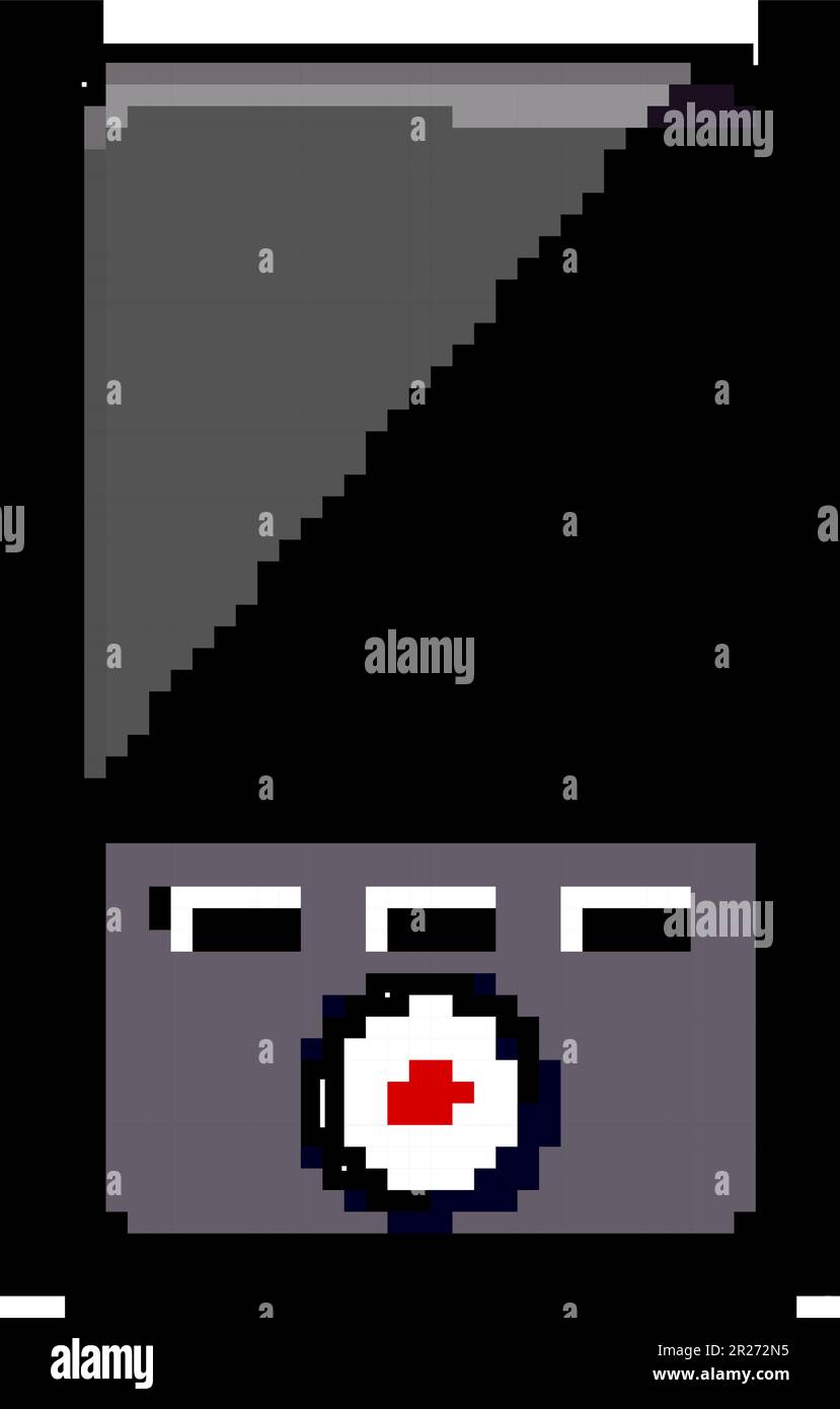 illustration du vecteur d'art de pixel du jeu de dictaphone vocal Illustration de Vecteur