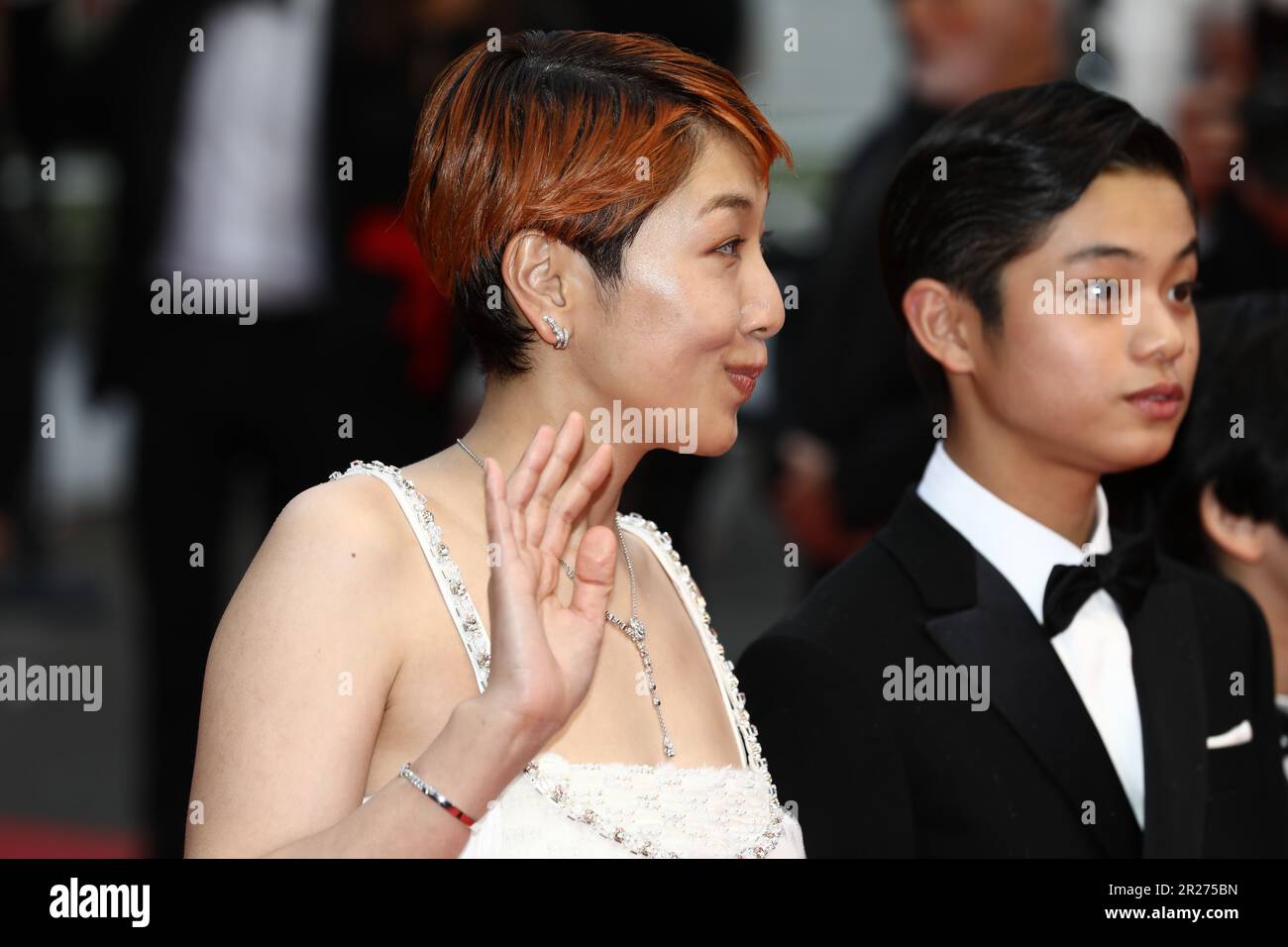 17 mai 2023, Cannes, Côte d'Azur, France: SAKURA ANDO participe à la projection de 'Kaibutsu' lors du Festival annuel de Cannes 76th au Palais des Festivals sur 17 mai 2023 à Cannes, France (Credit image: © Mickael Chavet/ZUMA Press Wire) USAGE ÉDITORIAL EXCLUSIF! Non destiné À un usage commercial ! Banque D'Images 17 mai 2023, Cannes, Côte d'Azur, France: SAKURA ANDO participe à la projection de 'Kaibutsu' lors du Festival annuel de Cannes 76th au Palais des Festivals sur 17 mai 2023 à Cannes, France (Credit image: © Mickael Chavet/ZUMA Press Wire) USAGE ÉDITORIAL EXCLUSIF! Non destiné À un usage commercial ! Banque D'Images