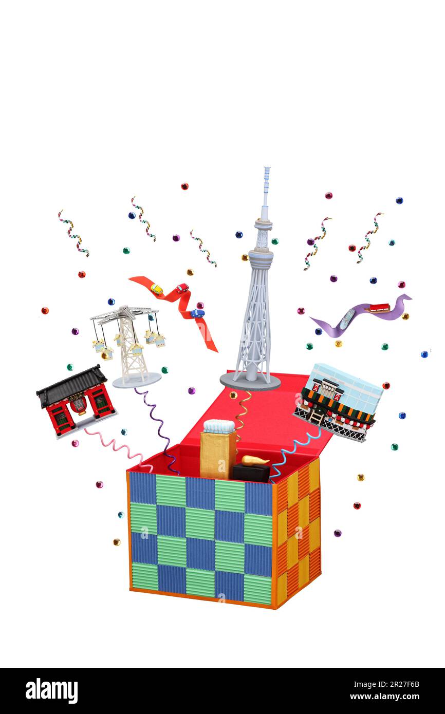 Sky Tree et Jack dans la boîte Banque D'Images