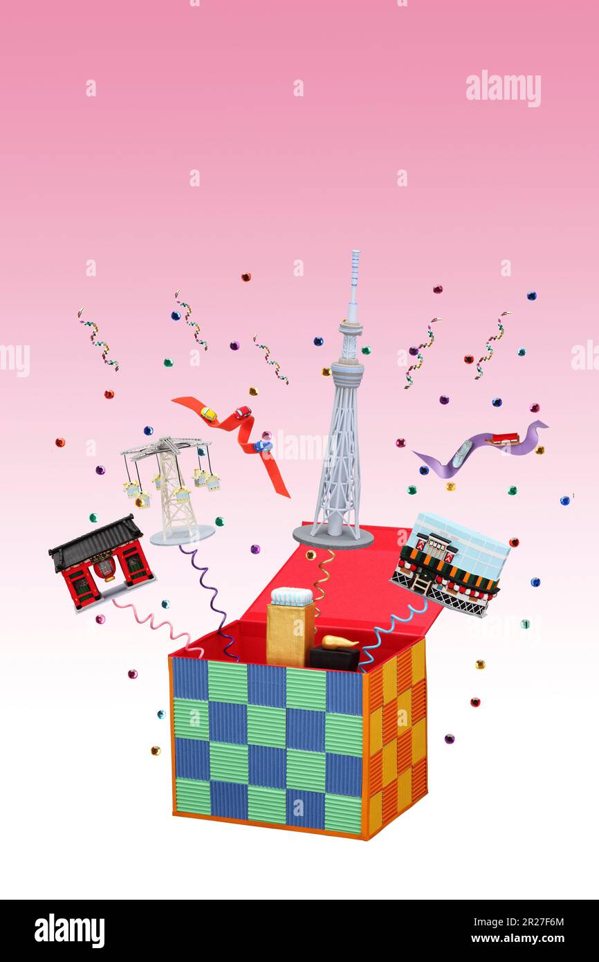 Sky Tree et Jack dans la boîte Banque D'Images