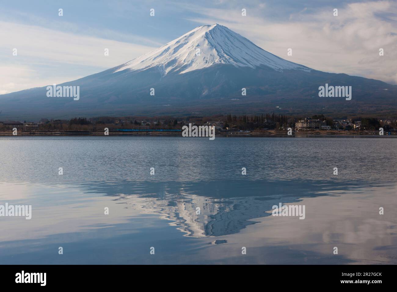 Fuji du lac Kawaguchi Banque D'Images