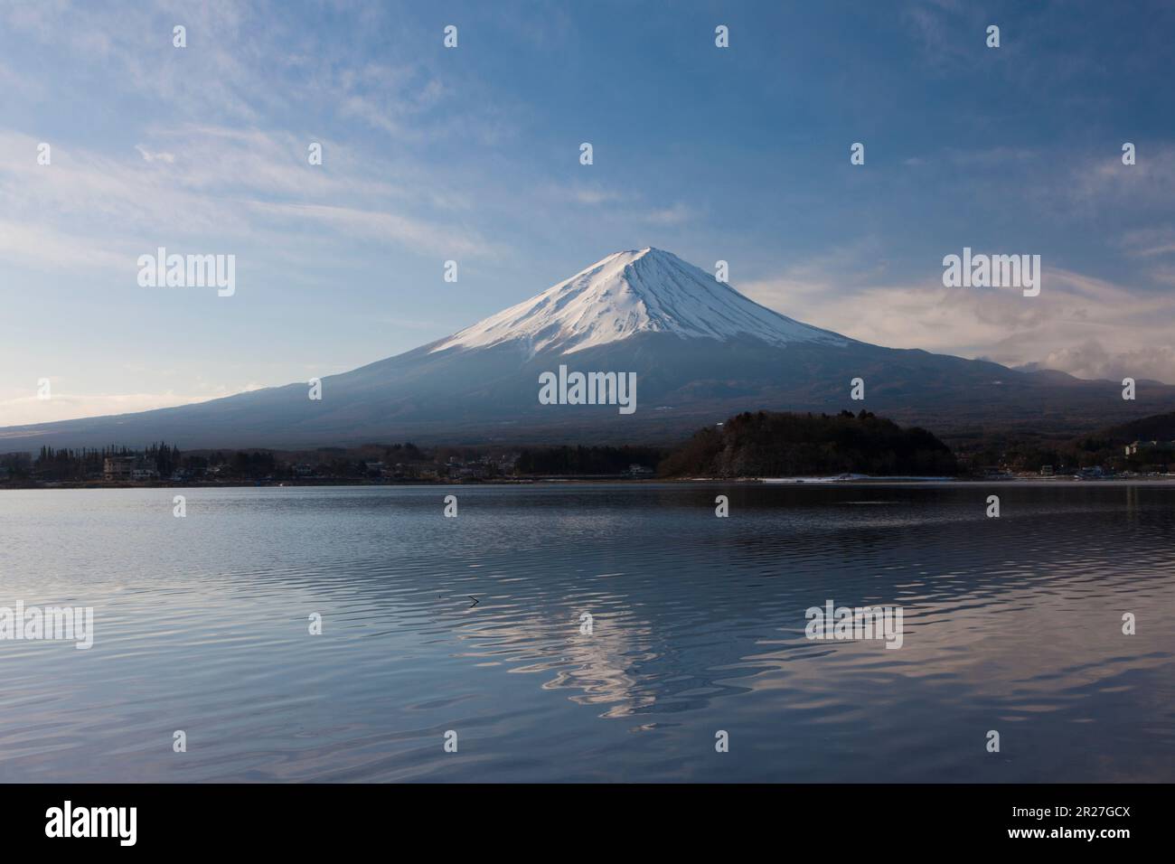 Fuji du lac Kawaguchi Banque D'Images