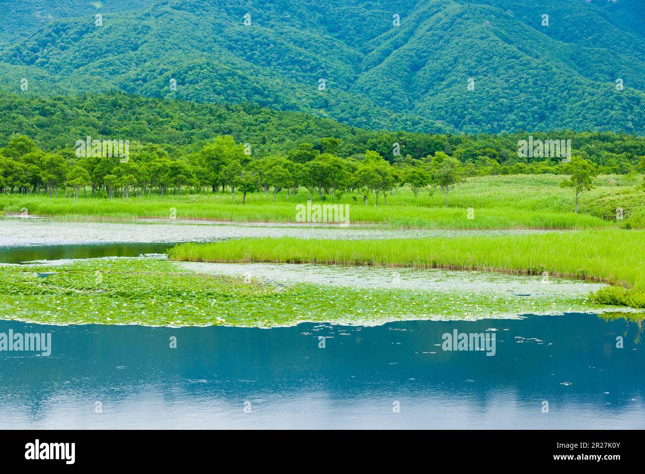 Les 5 lacs de Shiretoko Banque D'Images