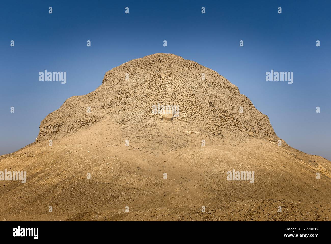 La Pyramide El Lahun à Fayoum en Égypte Banque D'Images