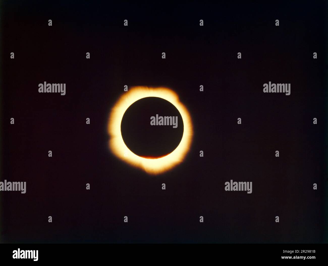 Éclipse totale du Soleil Banque D'Images