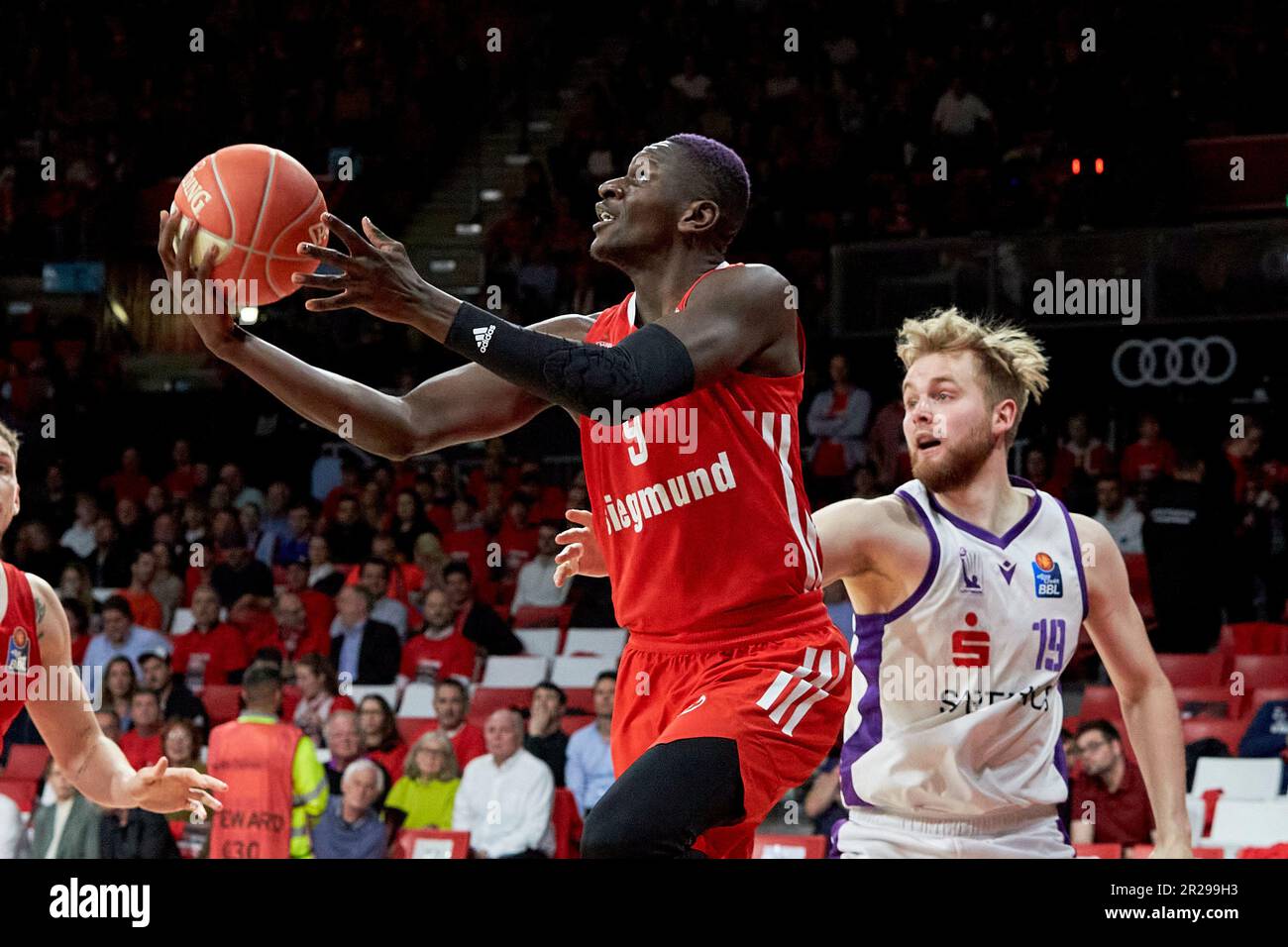 2022/2023 Basketball Bundesliga, FC Bayern München vs BG Göttingen, Playoff Game 1 2023-05-16 à München (Audi Dome) BONGA Isaac (FC Bayern München Banque D'Images