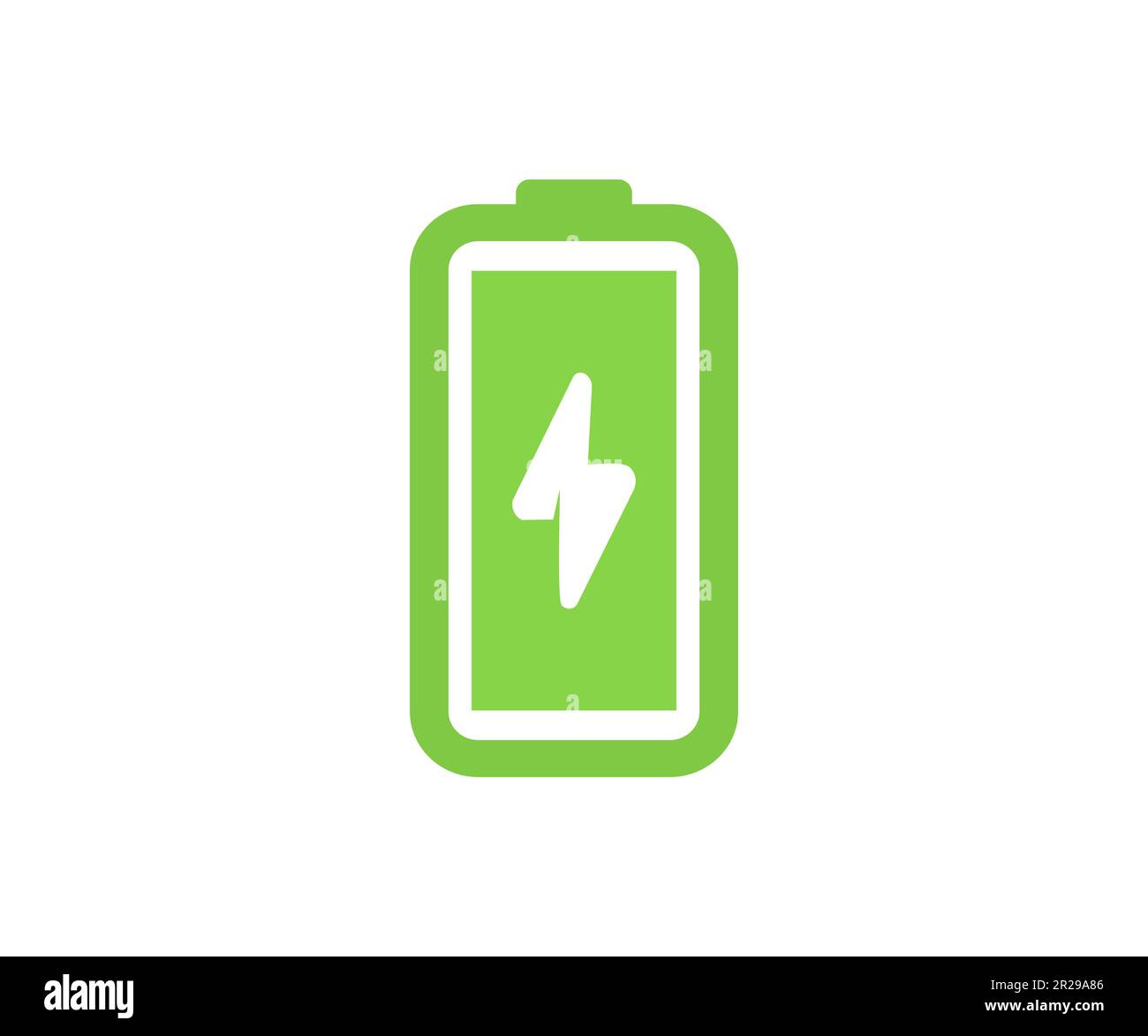 Icône de charge de la batterie. Charge de la batterie, indicateur de charge. Icône de puissance de la batterie Vector conception et illustration du vecteur. Illustration de Vecteur