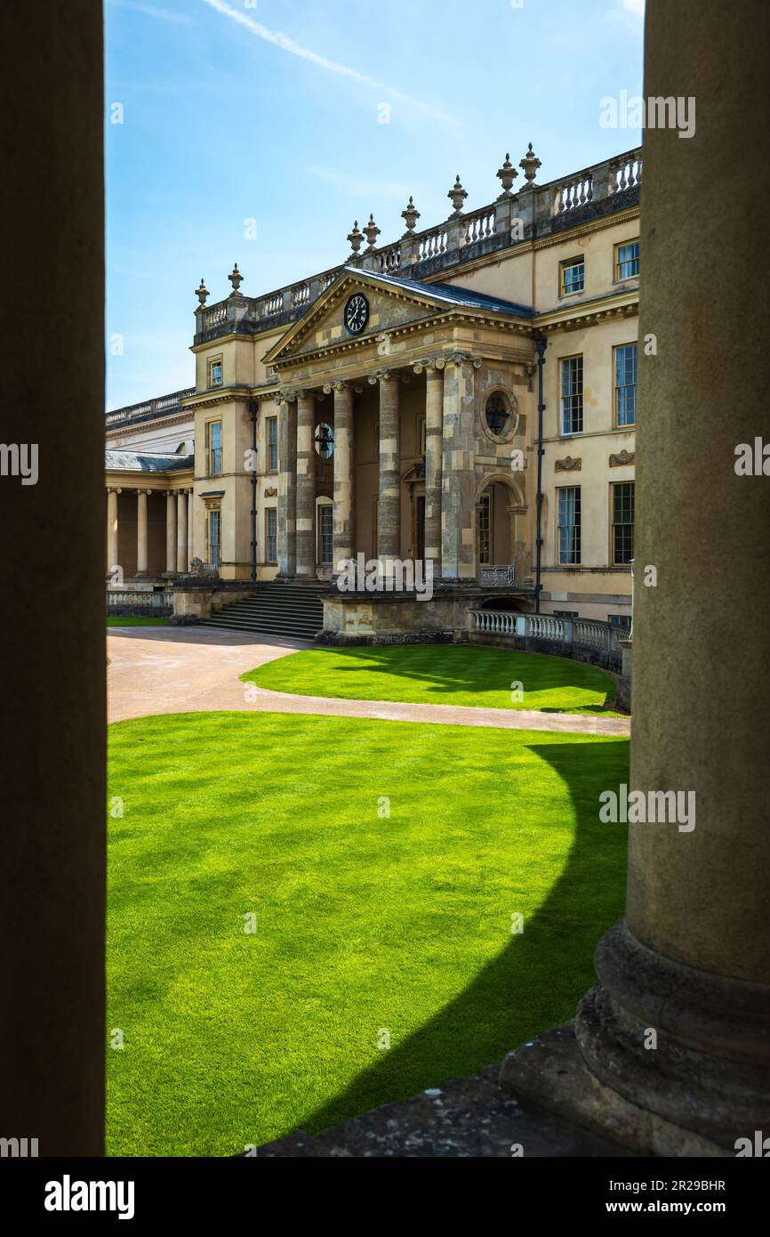 Stowe House à Stowe Gardens Buckingham Royaume-Uni. Banque D'Images