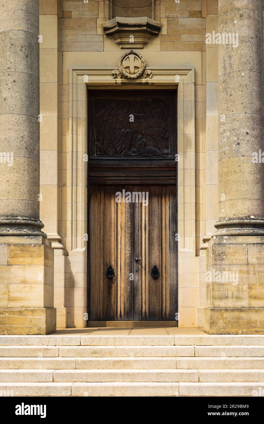 Stowe School Chapel à Stowe House dans Stowe Gardens Buckingham Royaume-Uni. Banque D'Images