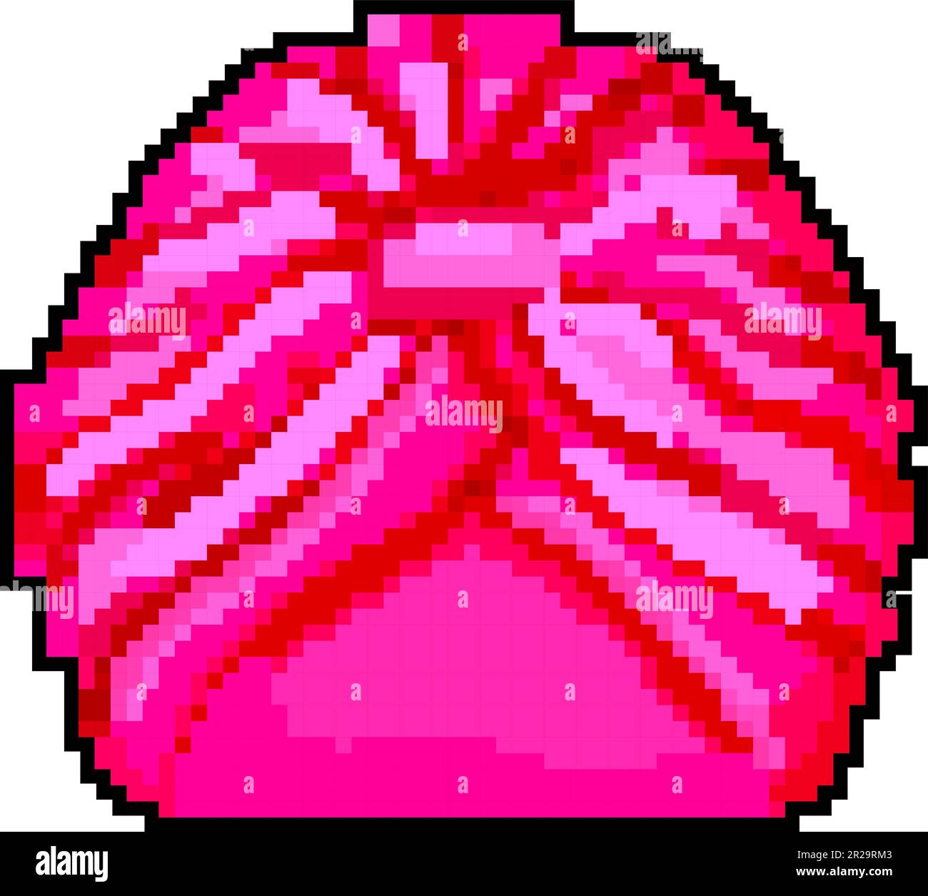 illustration vectorielle de l'art pixel du jeu indien de turban arabe Illustration de Vecteur