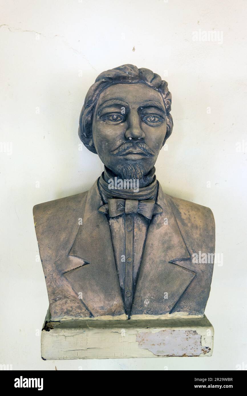 Buste de Gabriel Vicente Gahona Picheta à Merida Yucatan Mexique Banque D'Images