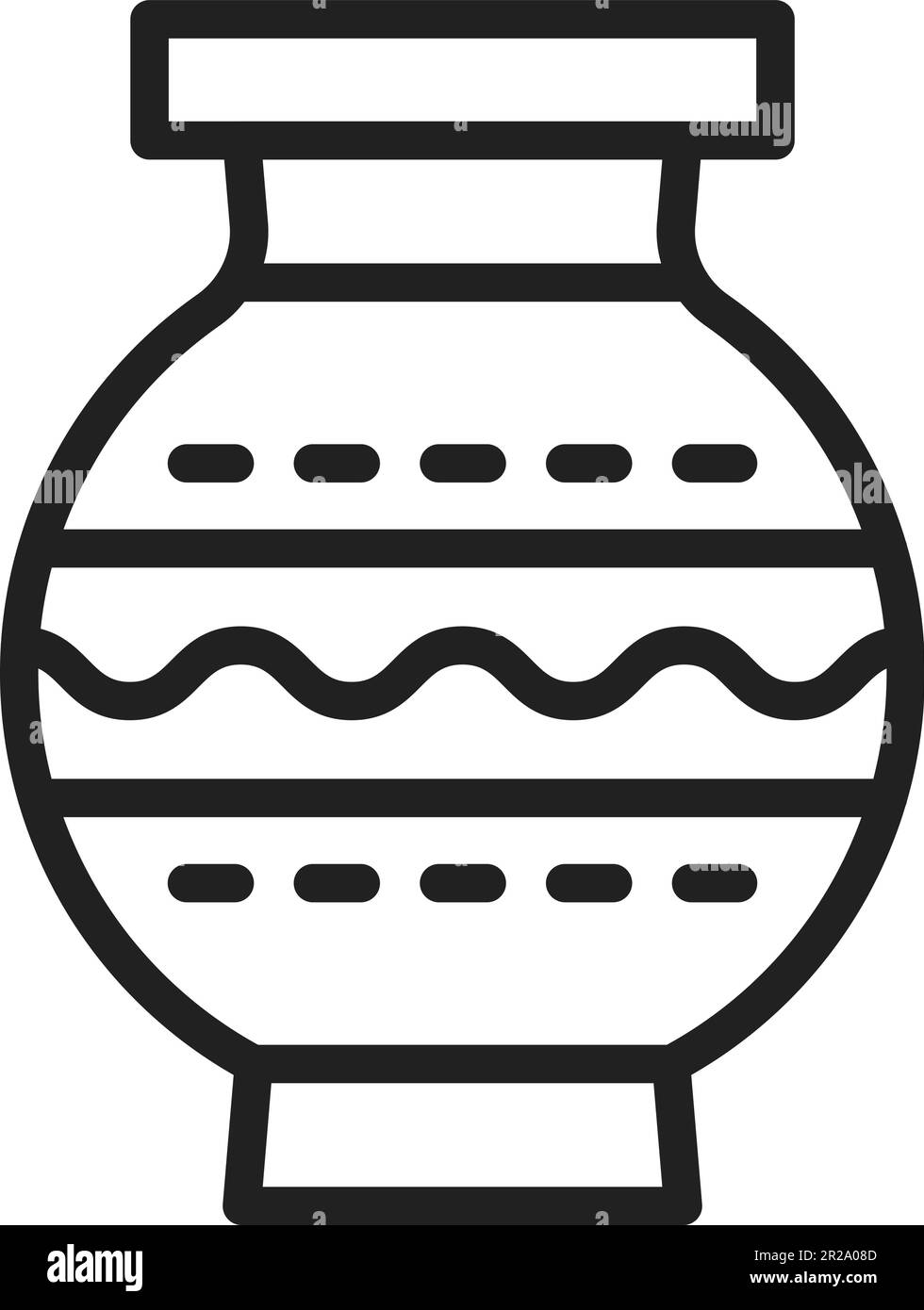 Image vectorielle d'icône vase. Illustration de Vecteur
