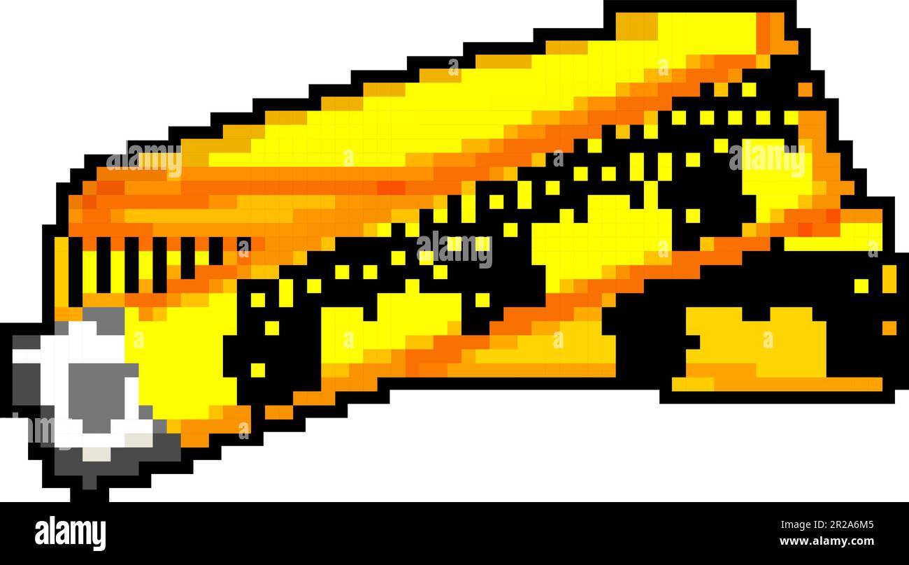 mètre ruban de mesure jaune jeu pixel art vecteur illustration Illustration de Vecteur