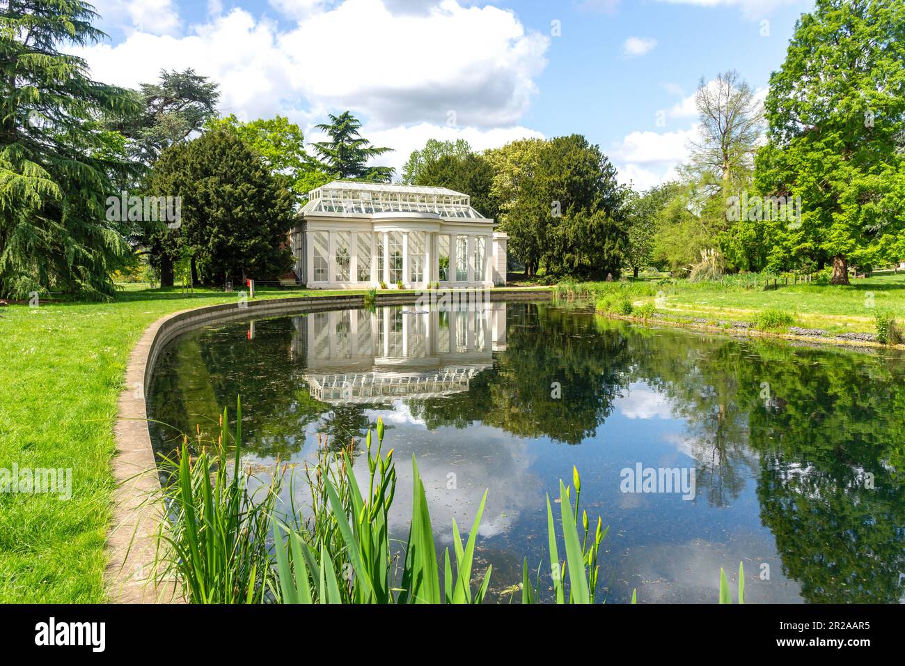 L'Orangerie de Horseshoe Pond, Gunnersbury Park, Gunnersbury, Royal Borough of Kensington & Chelsea, Greater London, Angleterre, Royaume-Uni Banque D'Images