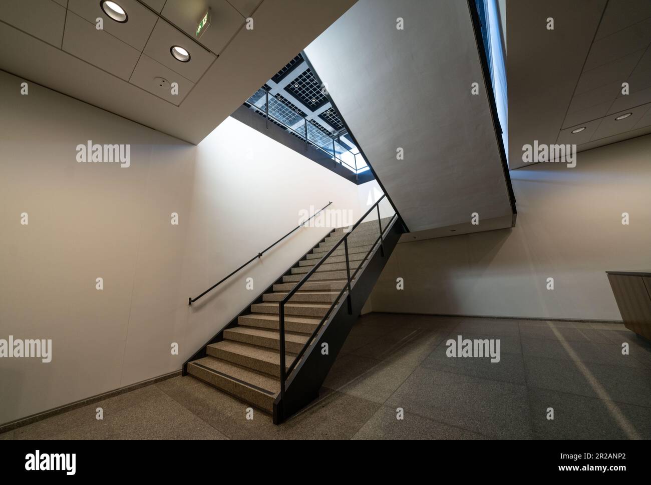 Neue Nationalgalerie, Berlin, Allemagne Banque D'Images