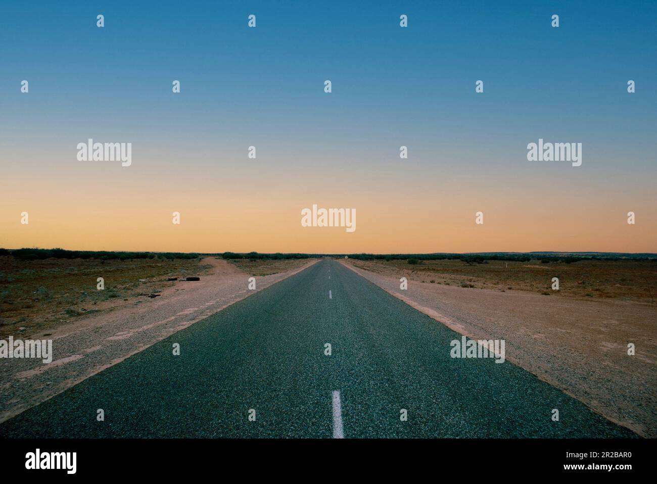 Stuart Highway, Territoire du Nord, Australie Banque D'Images