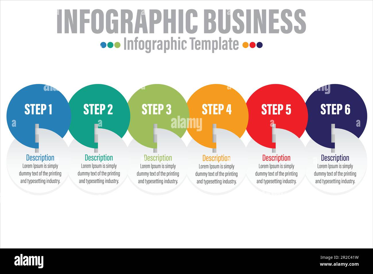 Modèle d'infographie pour les entreprises. Diagramme des éléments de l