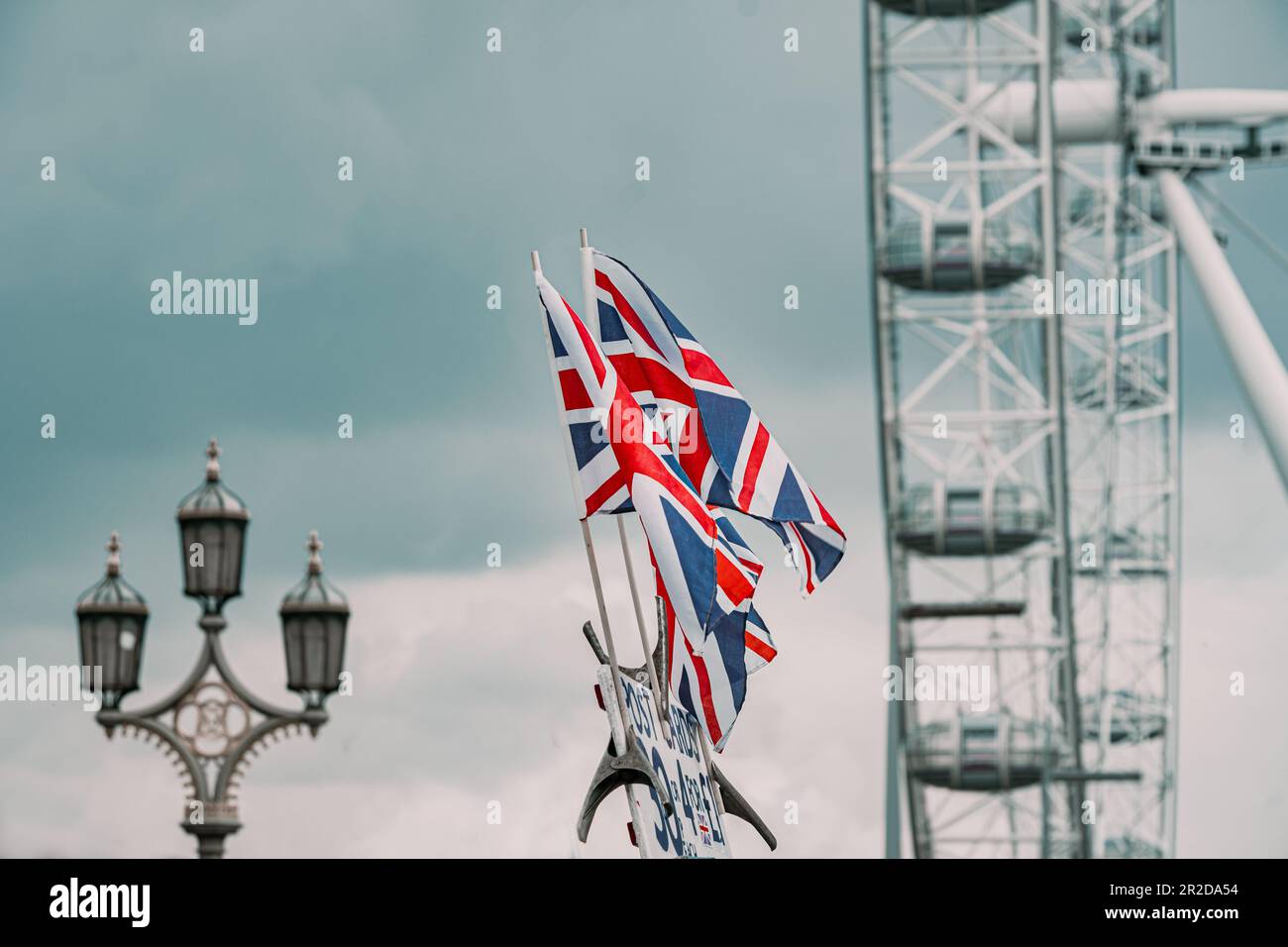 Drapeau britannique à Londres Banque D'Images
