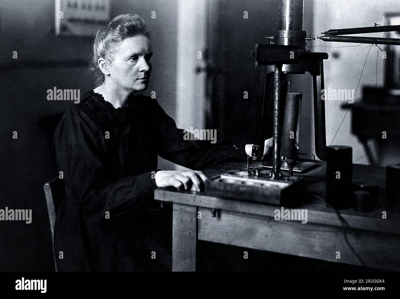 Marie Curie - la première femme à gagner un prix Nobel Banque D'Images