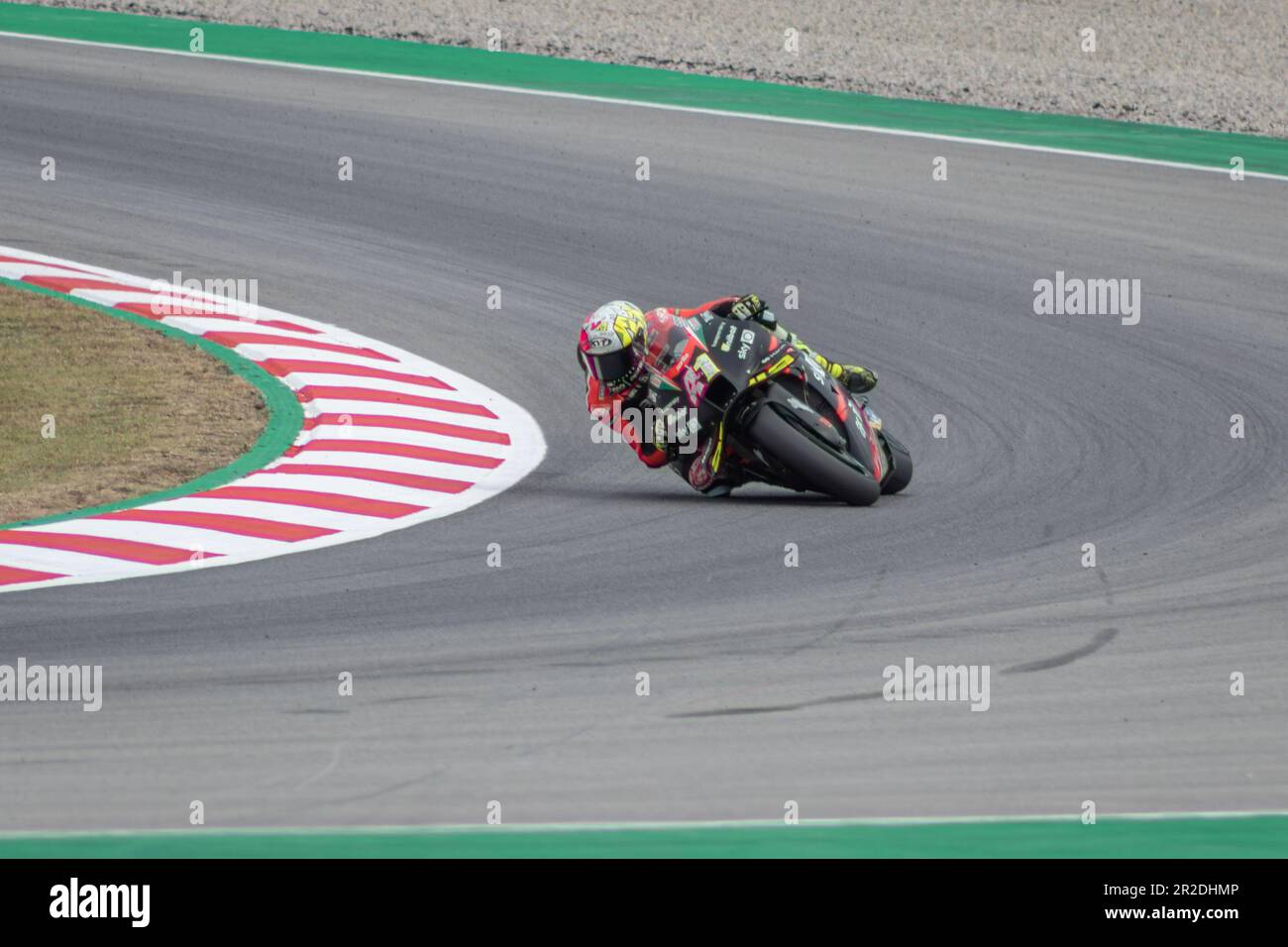 MONTMELLO, ESPAGNE-4 JUIN 2021: ALEIX Espargaro sur son #41 Aprilia RS-GP 2021 (Aprilia Racing Team Gresini), Championnat du monde MotoGP 2021 Banque D'Images
