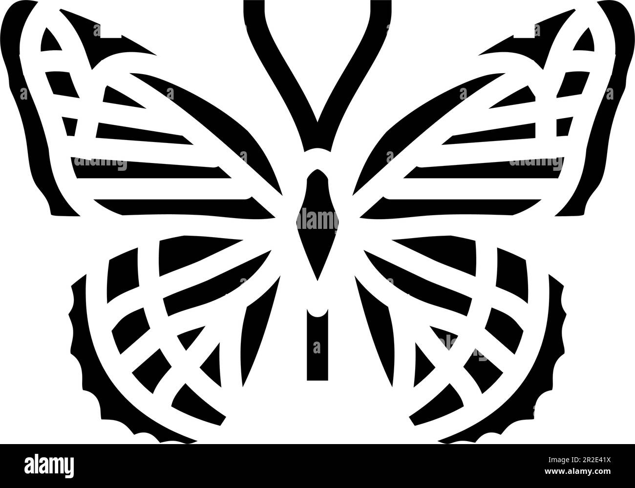 illustration vectorielle d'icône de glyphe d'été viceroy Illustration de Vecteur