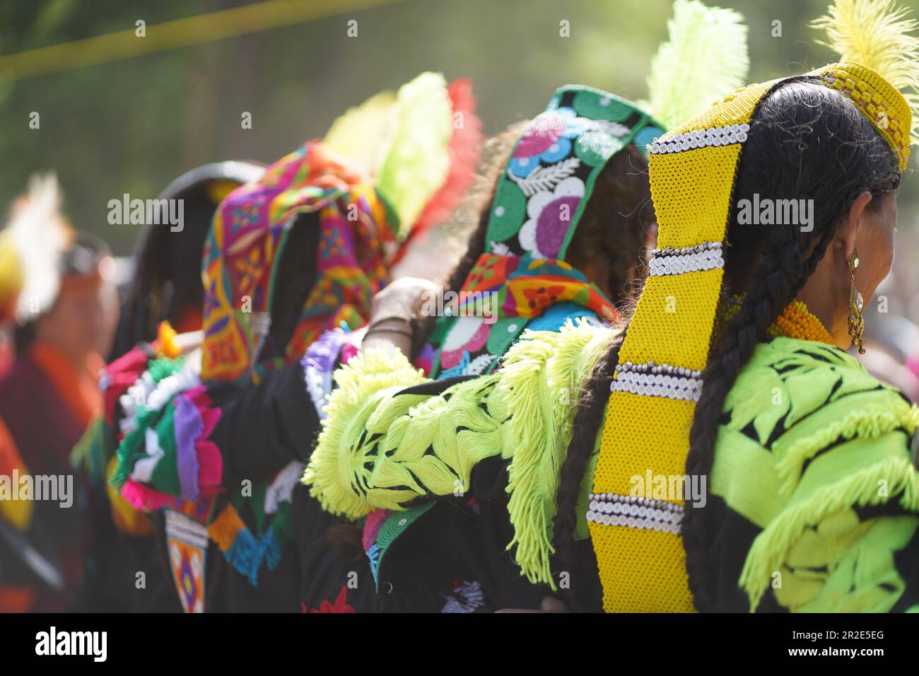 Les femmes de Kalash dansent au Chilli Joshi Festival à Chitral Banque D'Images